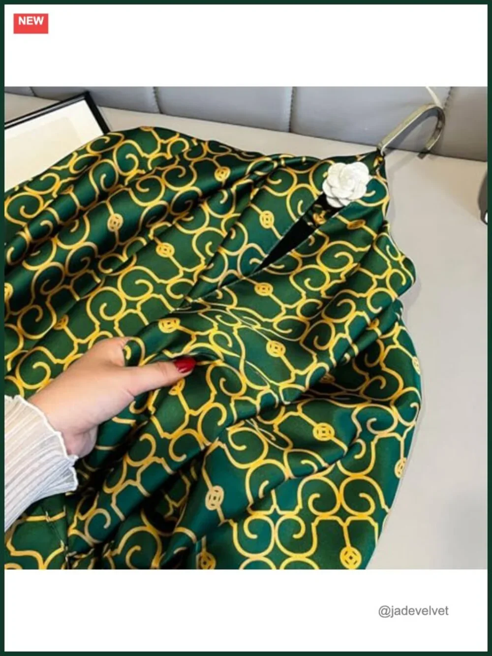 Silk Feel Square Scarf Long Shawl Wrap Women's Fashion Accessory